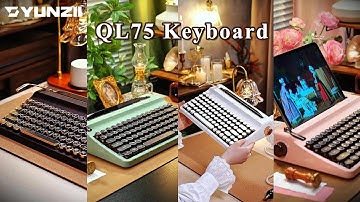 YUNZII QL75 Typewriter Mechanical Keyboard