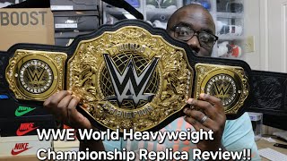 WWE World Heavyweight Championship Replica Review!!