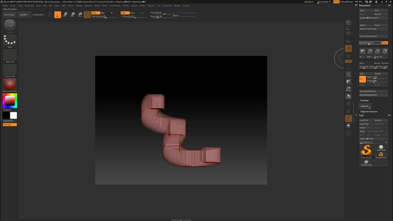 Ajustar el Tamaño del CANVAS en Zbrush YouTube