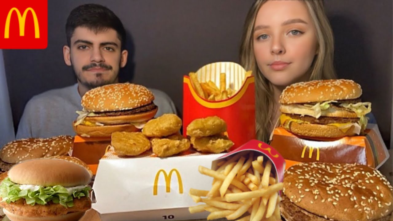 COMENDO MUITO MCDONALD’S BIG MAC, CHEDDAR E MC CHICKEN MUKBANG BRASIL | CAMILE ASMR
