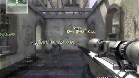 MW3 Quickscoping Collateral Wall Bang