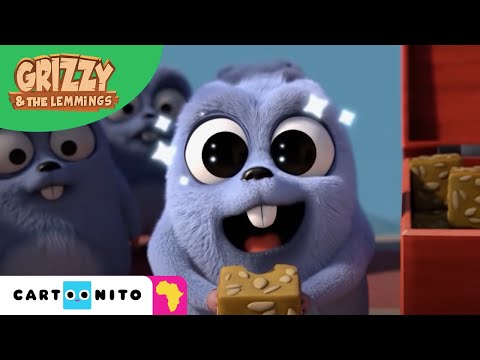 Grizzy And The Lemmings | Delicious Sesame Nougat | Cartoonito Africa