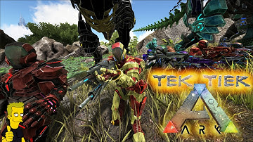 PvP TEK TIER BASE RAID!!! ARK Gaming Evolved Vs Patreons