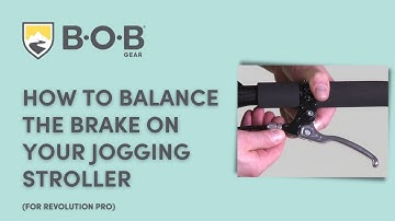 How To Balance The Brake On Your Jogging Stroller