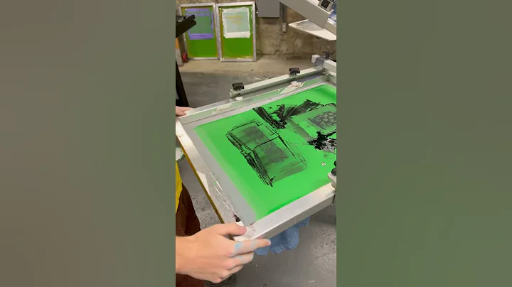 Screen printing 3 blue tees 👕👕👕 #screenprinting #streetwear #fashion