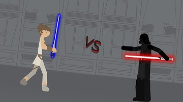 Darth Vader Vs Rey [star wars stick-nodes animation] Teaser