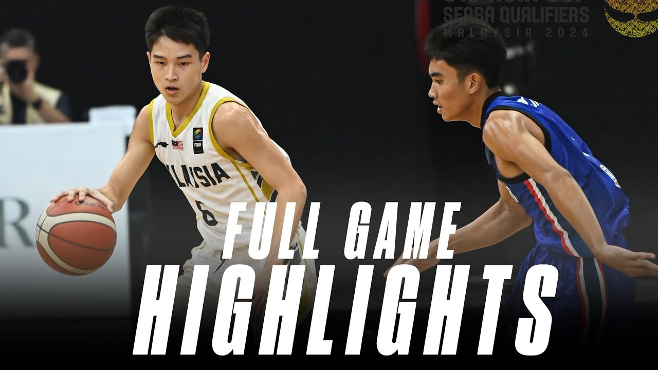 WEI LIN EPIC 41-PTS PERFORMANCE VS THAILAND | Malaysia vs Thailand | U18 SEABA Qualifiers 2024