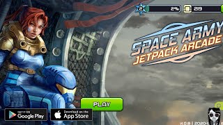 【Space Army - Jetpack Arcade】Gameplay Android / iOS screenshot 3