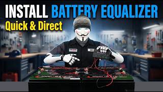 Battery Equalizer Installation How To Install Balancers Equalize Balance 4 x 12v Batteries HC02 HX02