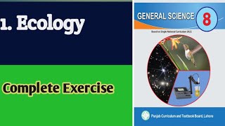 Class 8 new science book chapter 1 || Review Exercise || Ecology || Class 8 new science book 2023