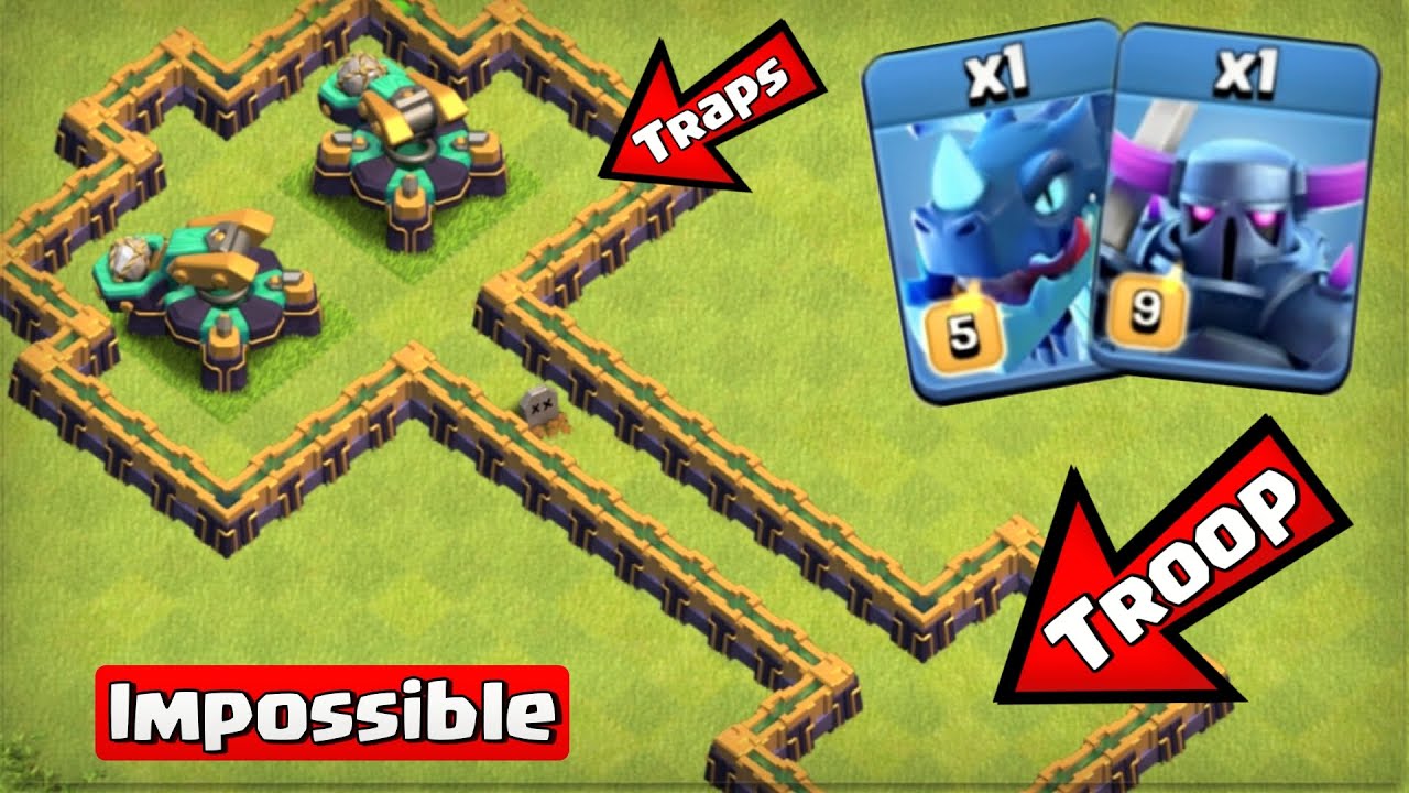 SCATTERSHOT Maze DEATHRUN | All Troops vs Scattershot | Clash of Clans Challenge