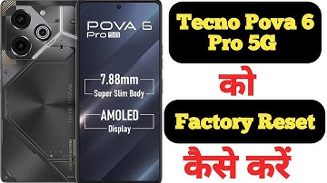 How to factory reset Tecno Pova 6 Pro 5G || Tecno Pova 6 Pro 5G ko factory reset kaise kare ||