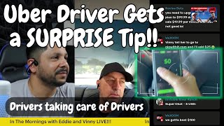 Uber Driver gets a Surprise Tip | Uber Driver Lyft Driver by Vinny Kuzz 434 views 10 months ago 7 minutes, 32 seconds
