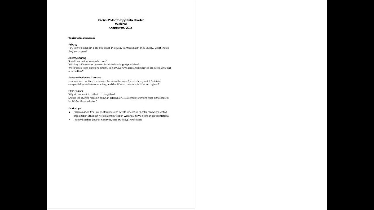 Global Philanthropy Data Charter 3