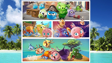 🐦🐷 "Angry Birds Stella" - walkthrough, Ch. Clams. Lv. 31-45 + more, Android