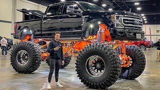 This 16 Year Old has a HUGE 36” LIFTED F250 on 58’s!