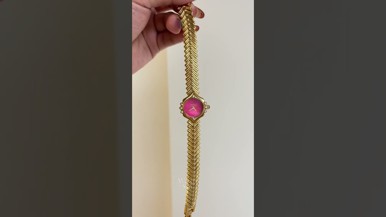 Vintage Pink and Gold Women\'s Watch ?‎ no box Womans Vintage Watch Rosegold - Etsy main image 3
