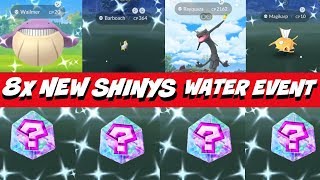 THIS GIRL IS A SAVAGE 8 NEW SHINYS FROM WATER FESTIVAL EVENT INSANE LUCK ON ONE ACC POKEMON GO