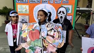 WORLD HEALTH DAY SPECIAL ASSEMBLY BY CLASS 2 STUDENTS
