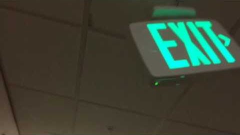 Exit sign fail