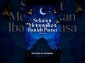 Selamat Menunaikan Ibadah Puasa 1447 H✨#MarhabanYaRamadhan #RamadhanMubarak #IslamIndonesia"
