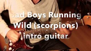 Scorpions Bad Boys Running Wild intro guitar