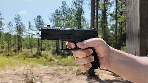 CZ P-10 C Ported striker fire factory trigger and recoil