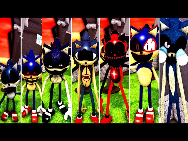 EVOLUÇÃO DO 𝗦𝗢𝗡𝗜𝗖.𝗘𝗫𝗘 NOS JOGOS DO 𝗦𝗢𝗡𝗜𝗖 {INÉDITO COM 6  VERSÕES} (𝗘𝘃𝗼𝗹𝘂𝘁𝗶𝗼𝗻 𝗼𝗳 Sonic.exe) {666-2023} 