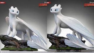 New How to Train Your Dragon Light Fury Statue revealed by Beast Kingdom preorder info
