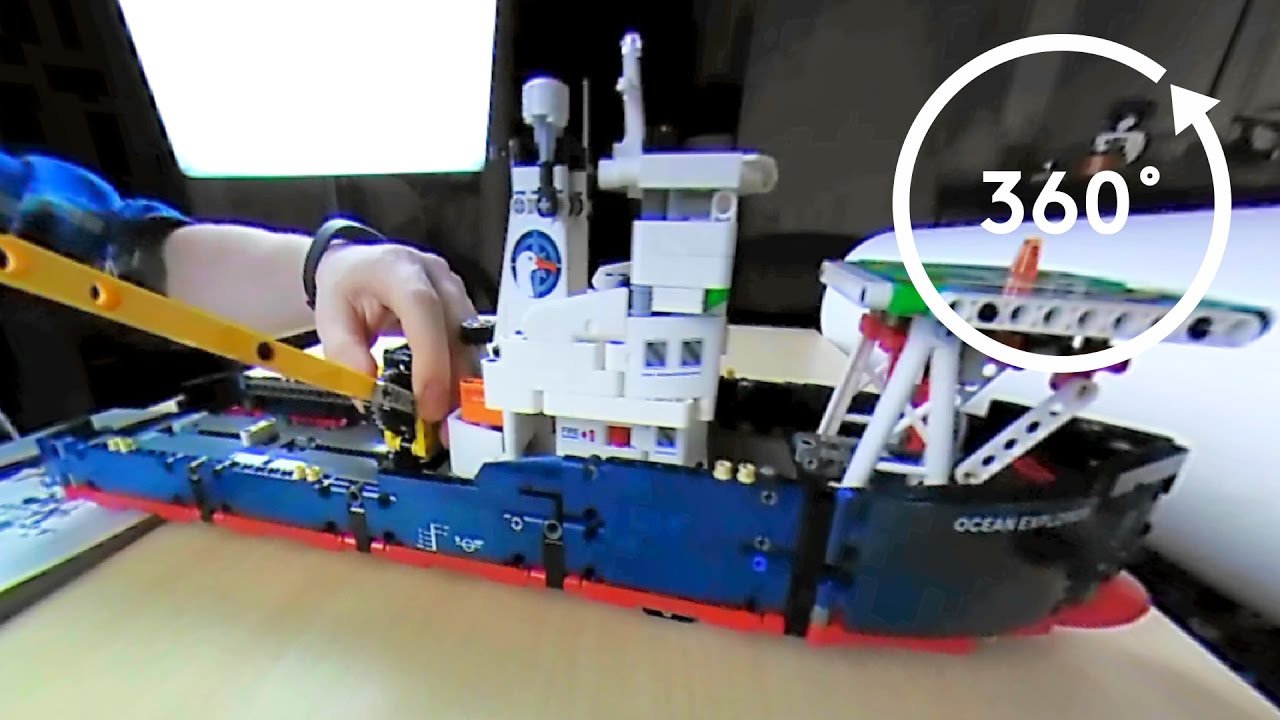 peber en milliard nå LEGO Technic 42064: Ocean Explorer speed build in 4K 360° - YouTube