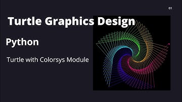 Python turtle graphics design with Colorsys Module