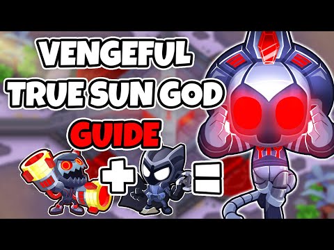 Dark Vengeful True Sun God - Tutorial + Secrets (Bloons TD 6) 