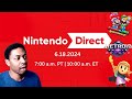 So Many Great Announcements!!!! - June Nintendo Direct 2024 Reaction