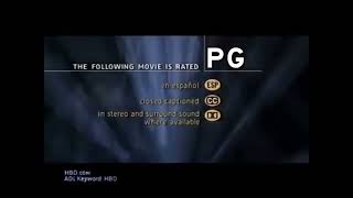 Hbo2 Rated Pg Bumper 2002-2006, With Mv, Ac & Al