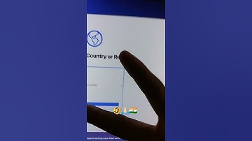 How to select country while setting up your mac