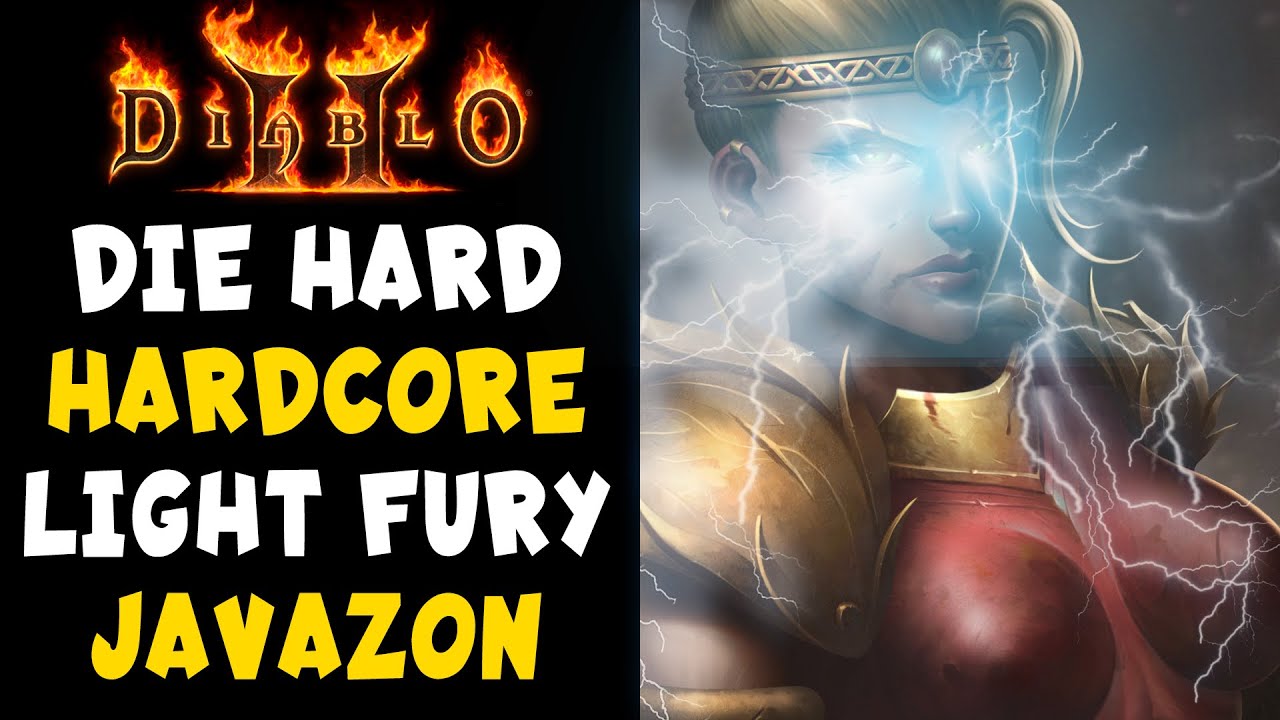Die Hard Hardcore Lightning Fury Javazon Build for Diablo 2 Resurrected