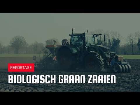 Biologisch graan zaaien met loonbedrijf Westerveld