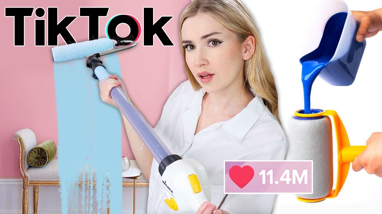 I Tested VIRAL TikTok Renovation Products *refillable paint roller