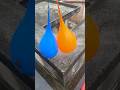 Experiment: Will a water balloon explode if it rolls down from a tall building? 💥🎈 #balloon