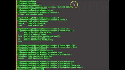 How to configure RSPAN in a Cisco Switch
