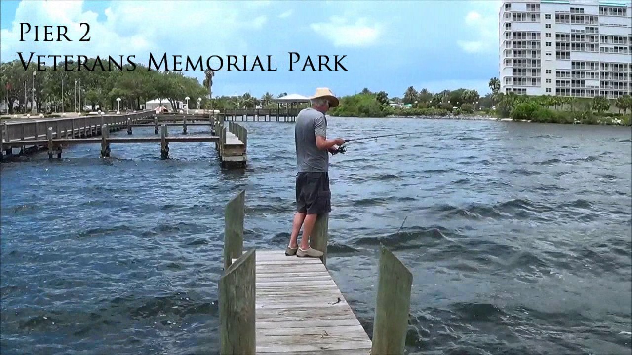 Veterans Memorial Park Fishing Piers YouTube