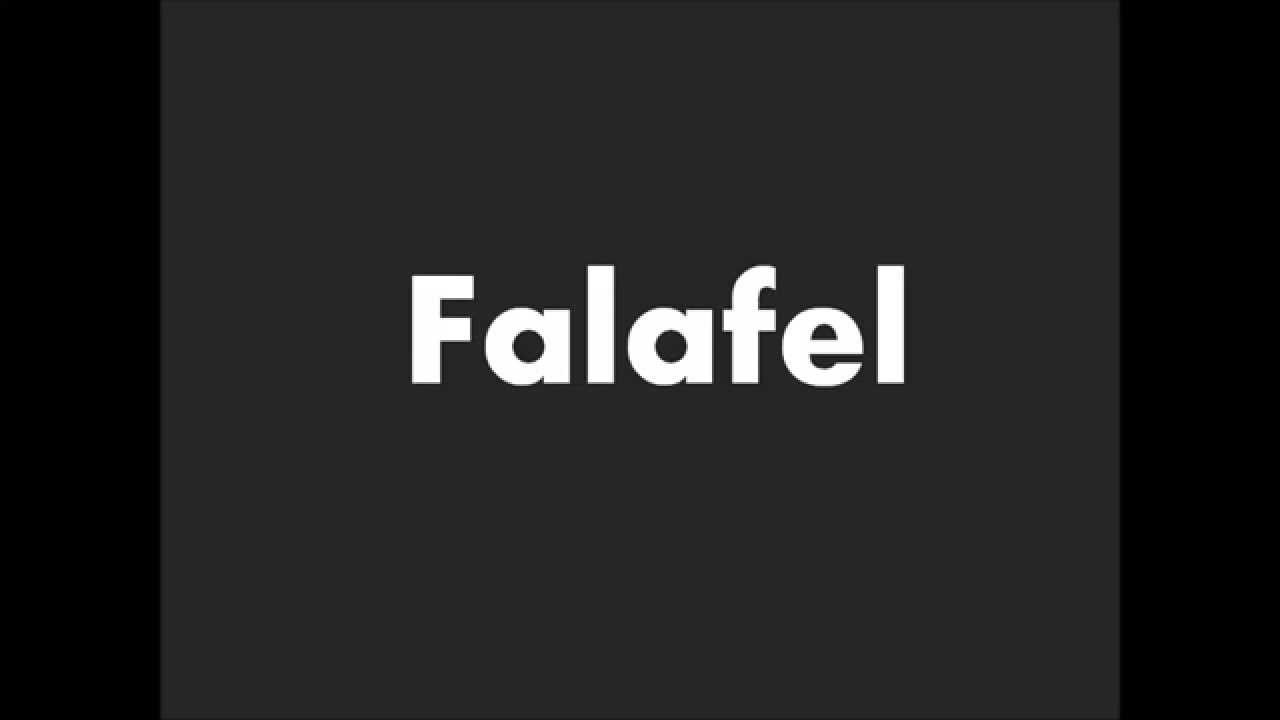 How to Pronounce Falafel YouTube