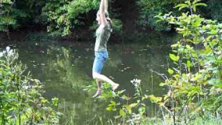 Chloe gets stuck on zipline