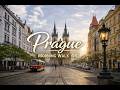 Prague Morning Walk 4K 🇨🇿 | From Strossmayer Square to Kampa Island (Cinematic Walk)