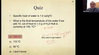 CHEM 101 Lecture 04: Phases and Phase Changes