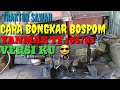SERVICE DIESEL TRAKTOR SAWAH-cara bongkar bospom diesel yanmar tf105/85 Part 1