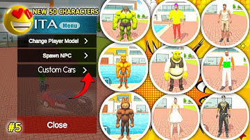 How To Add New Characters 🔥 in Indian theft auto | How to Add Custom Car | New Update | Cars Links  