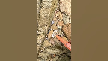 Deep down in a crevice #metaldetecting