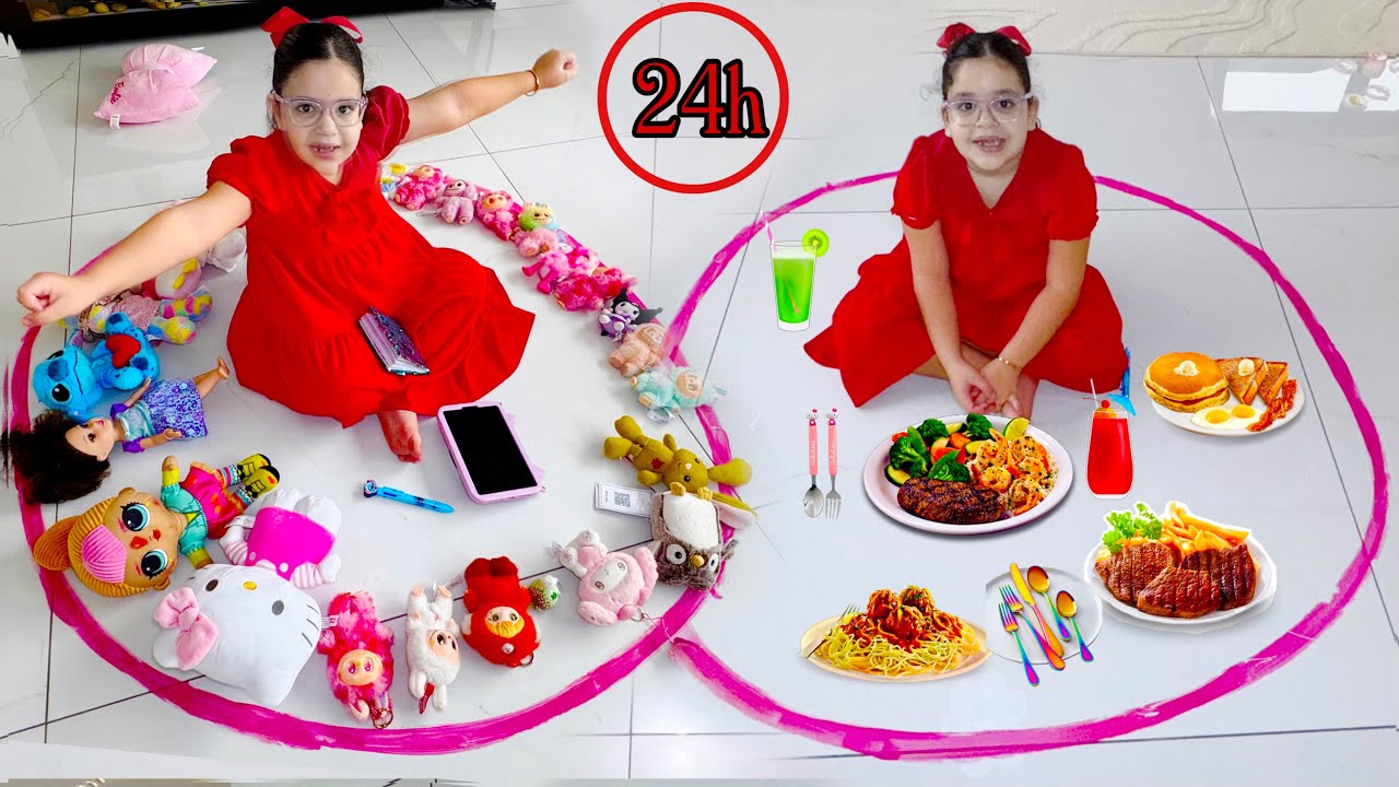 24 heures dans le cercle, je mange, je dors dans le cercle 😂 