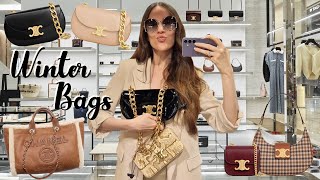 NEW WINTER BAGS 😍 Come Luxury Shopping at HARRODS with me!! 🔥 Celine, Chanel, Louis Vuitton & more!!